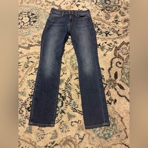 Lucky Brand Sofia Straight Leg Ankle Jeans women’s 26 Mid Rise Blue Denim